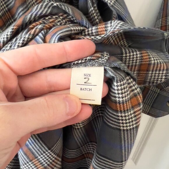 795 Grammar Flannel Feminine Dress - Tartan Color Grey Size 2 - Picture 5 of 6